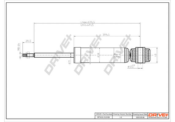 Shock Absorber (DP1610.10.0189)