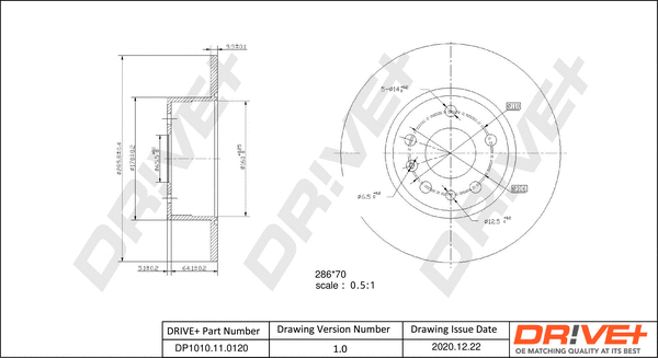 Brake Disc (DP1010.11.0120)
