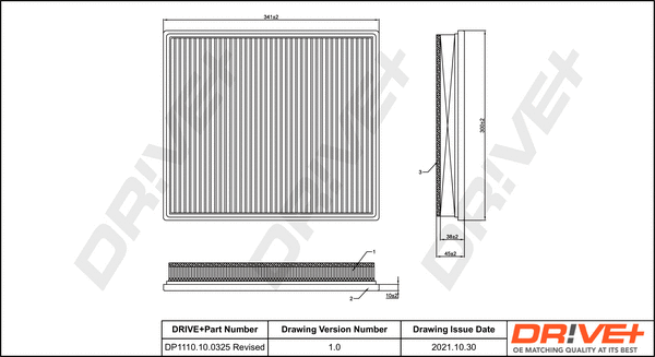 Air Filter (DP1110.10.0325)