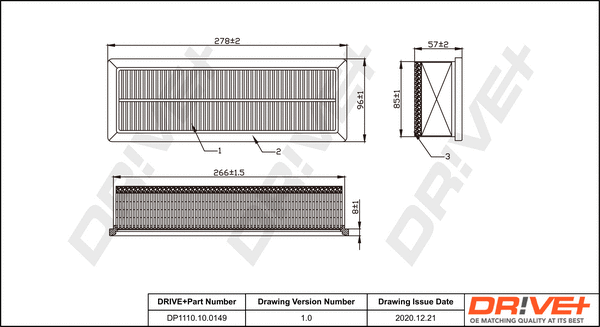 Air Filter (DP1110.10.0149)