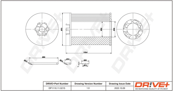 Oil Filter (DP1110.11.0215)