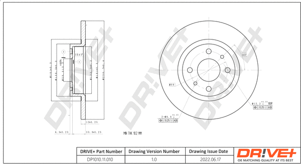 Brake Disc (DP1010.11.0101)