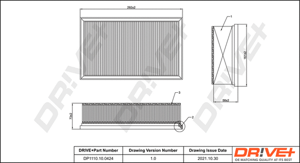 Air Filter (DP1110.10.0424)