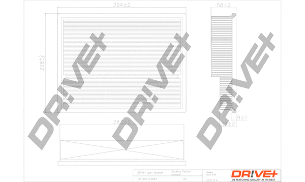 Air Filter (DP1110.10.0067)
