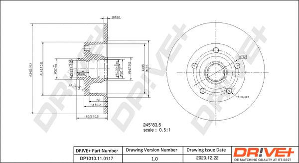 Brake Disc (DP1010.11.0117)