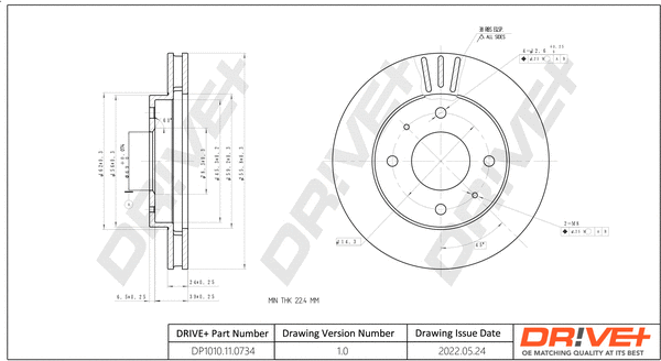 Brake Disc (DP1010.11.0734)