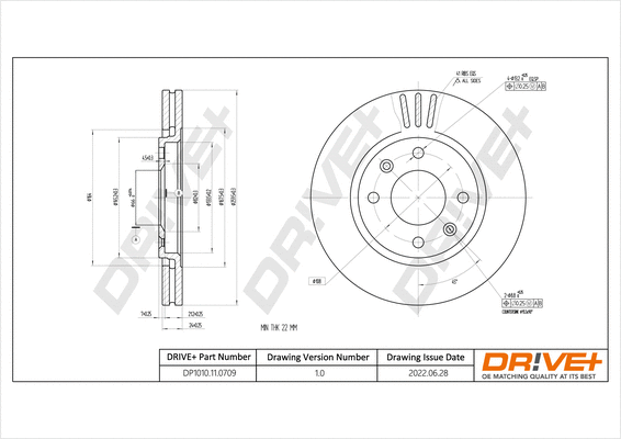 Brake Disc (DP1010.11.0709)