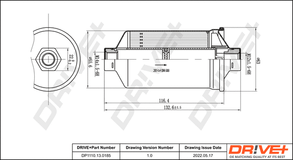 Fuel Filter (DP1110.13.0185)