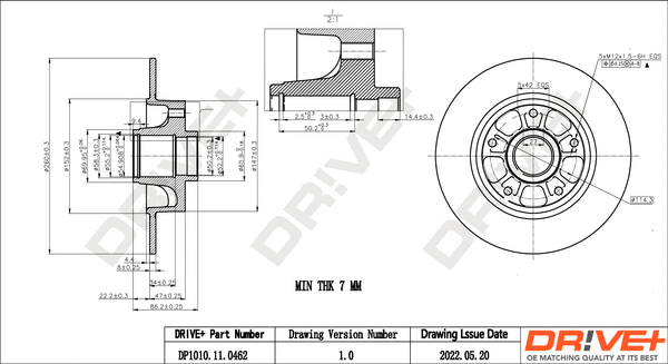 Brake Disc (DP1010.11.0462)