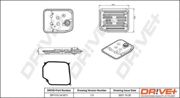 Hydraulic Filter, automatic transmission (DP1110.14.0011)