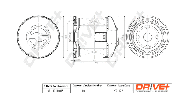 Oil Filter (DP1110.11.0016)