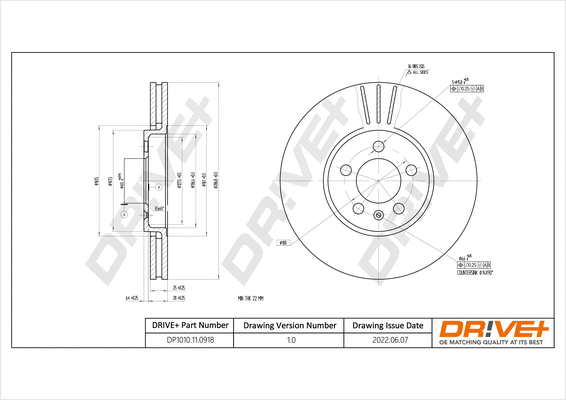 Brake Disc (DP1010.11.0918)