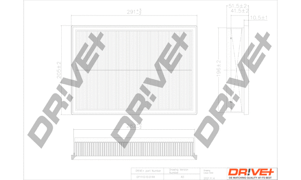 Air Filter (DP1110.10.0144)
