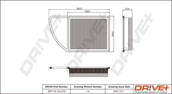Air Filter (DP1110.10.0172)