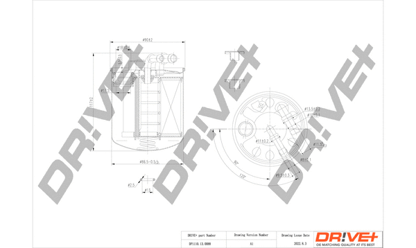 Fuel Filter (DP1110.13.0088)