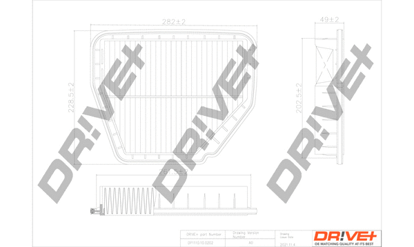 Air Filter (DP1110.10.0202)