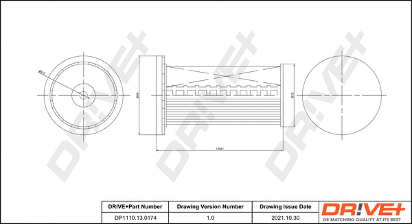 Fuel Filter (DP1110.13.0174)