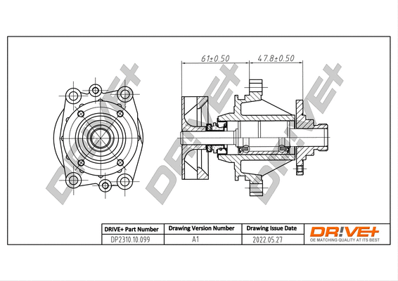 Water Pump, engine cooling (DP2310.10.099)