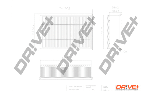Air Filter (DP1110.10.0198)