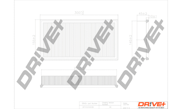 Air Filter (DP1110.10.0109)