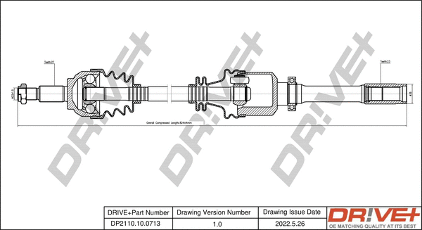 Drive Shaft (DP2110.10.0713)