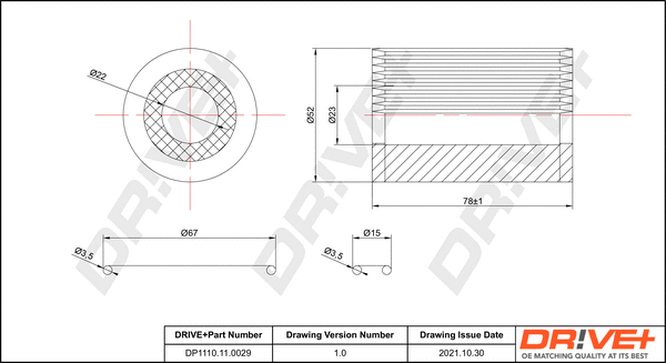 Oil Filter (DP1110.11.0029)