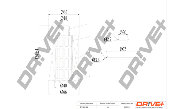 Oil Filter (DP1110.11.0333)