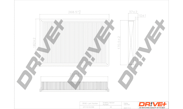 Air Filter (DP1110.10.0189)