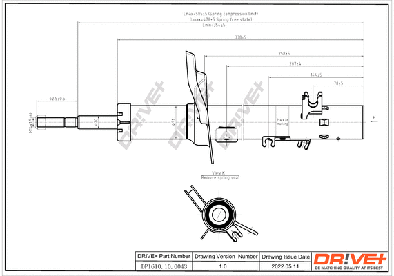 Shock Absorber (DP1610.10.0043)