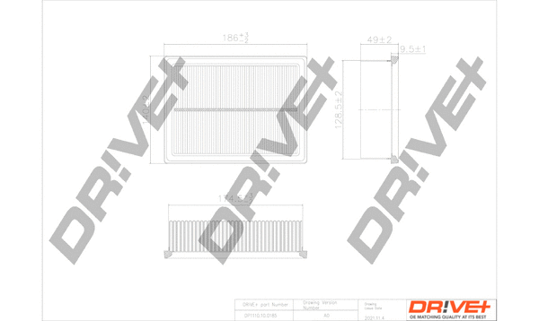 Air Filter (DP1110.10.0185)
