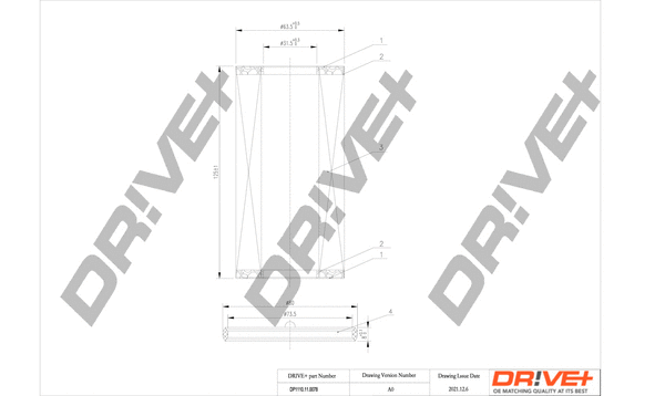 Oil Filter (DP1110.11.0078)