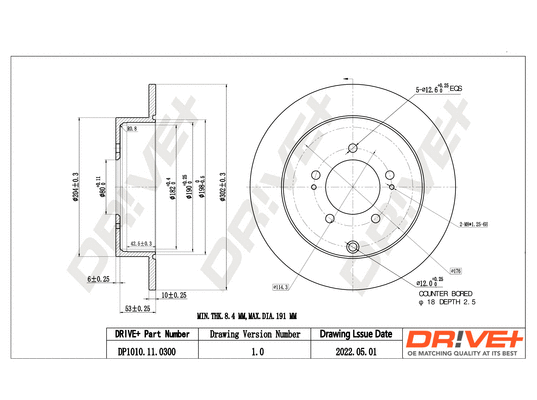 Brake Disc (DP1010.11.0300)