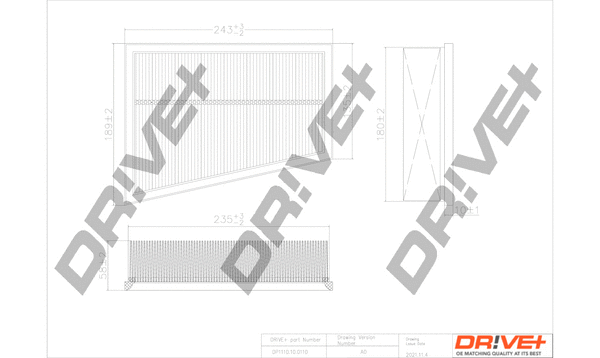 Air Filter (DP1110.10.0110)