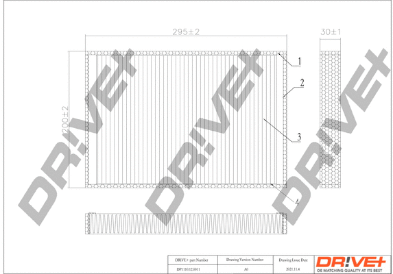 Filter, cabin air (DP1110.12.0011)
