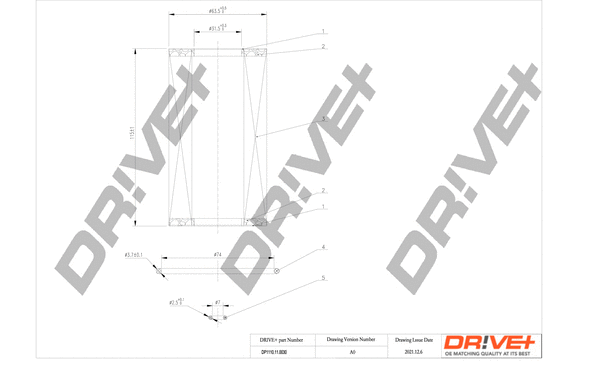 Oil Filter (DP1110.11.0030)