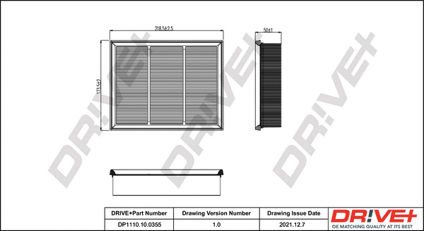 Air Filter (DP1110.10.0355)