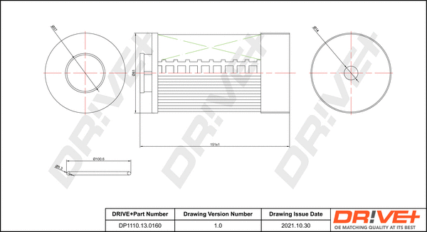 Fuel Filter (DP1110.13.0160)