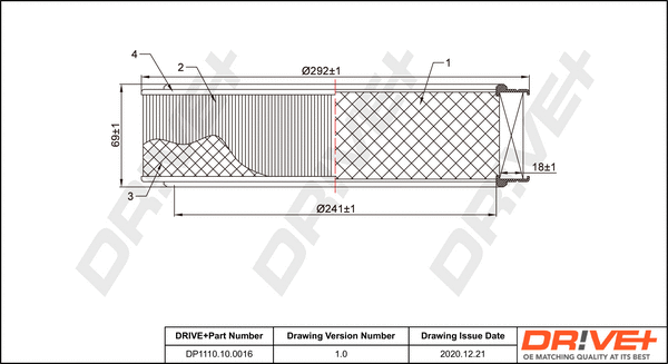 Air Filter (DP1110.10.0016)