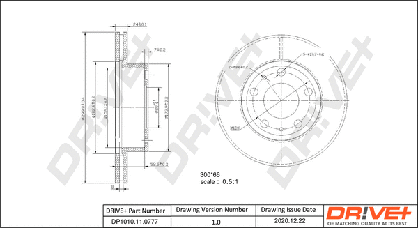 Brake Disc (DP1010.11.0777)