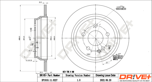 Brake Disc (DP1010.11.0227)
