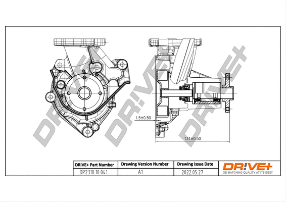 Water Pump, engine cooling (DP2310.10.041)