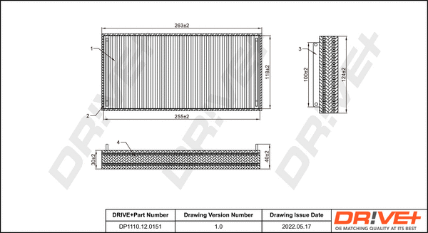 Filter, cabin air (DP1110.12.0151)