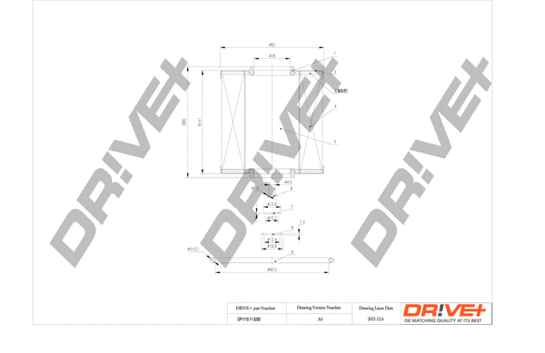 Oil Filter (DP1110.11.0250)