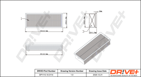 Air Filter (DP1110.10.0114)