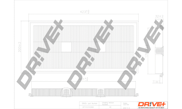 Air Filter (DP1110.10.0364)