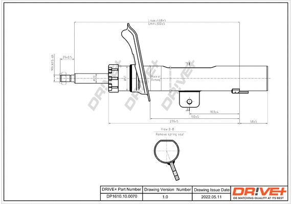 Shock Absorber (DP1610.10.0070)