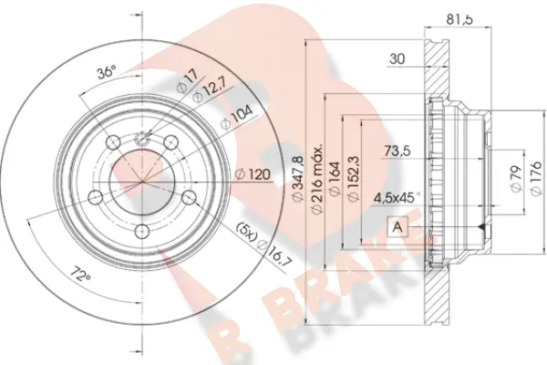 Brake Disc (78RBD20267)