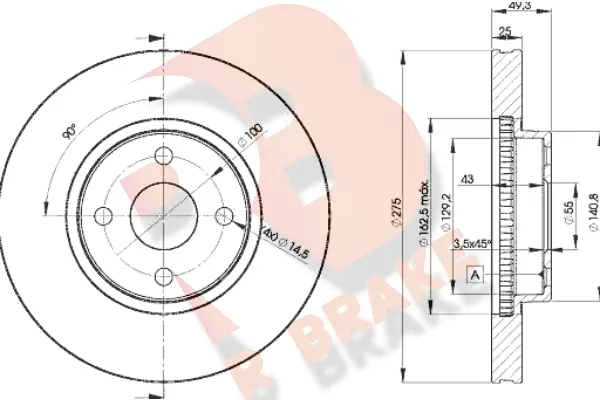 Brake Disc (78RBD21320)