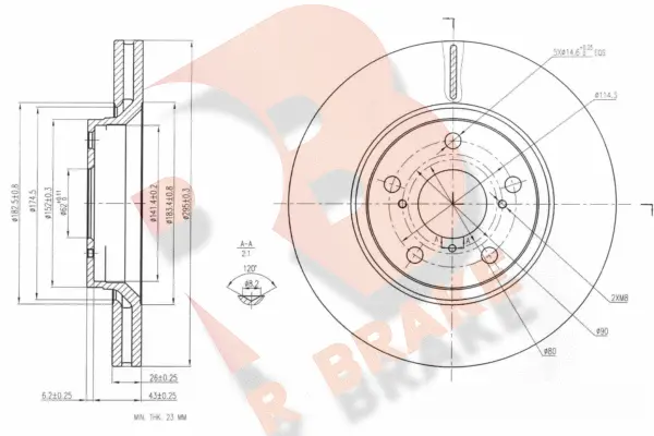 Brake Disc (78RBD20302)