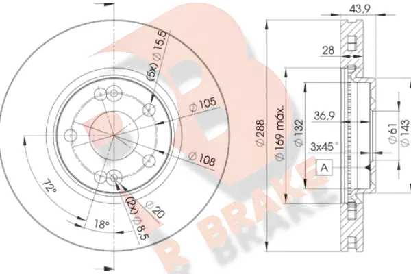 Brake Disc (78RBD26029)